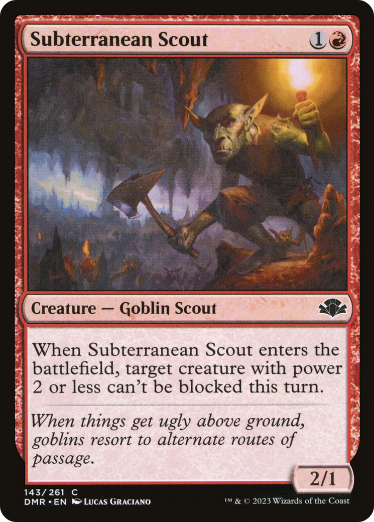 Subterranean Scout [Dominaria Remastered] | Gear Gaming Bentonville