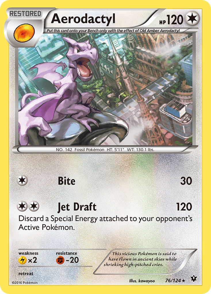 Aerodactyl (76/124) [XY: Fates Collide] | Gear Gaming Bentonville