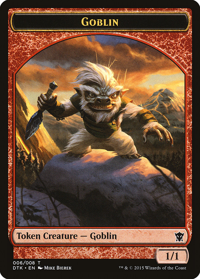 Goblin Token [Dragons of Tarkir Tokens] | Gear Gaming Bentonville