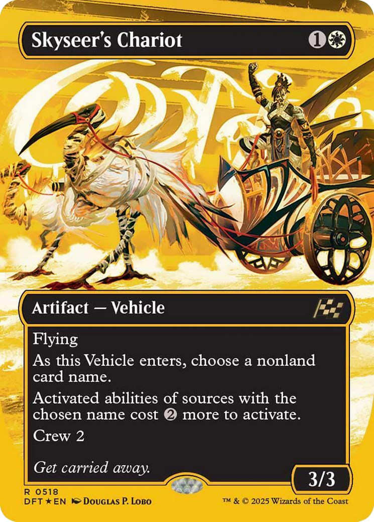 Skyseer's Chariot (Borderless) (First-Place Foil) [Aetherdrift] | Gear Gaming Bentonville