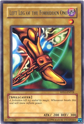 Left Leg of the Forbidden One [RP01-EN018] Rare | Gear Gaming Bentonville