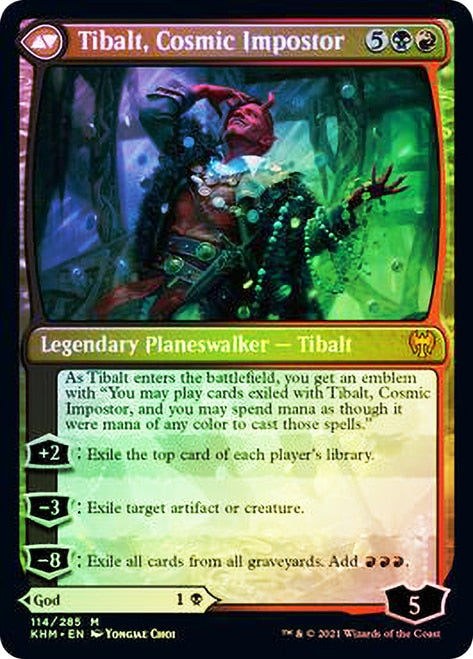 Valki, God of Lies // Tibalt, Cosmic Impostor [Kaldheim Prerelease Promos] | Gear Gaming Bentonville