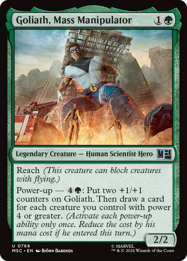 Goliath, Mass Manipulator [Marvel Super Heroes Commander] | Gear Gaming Bentonville