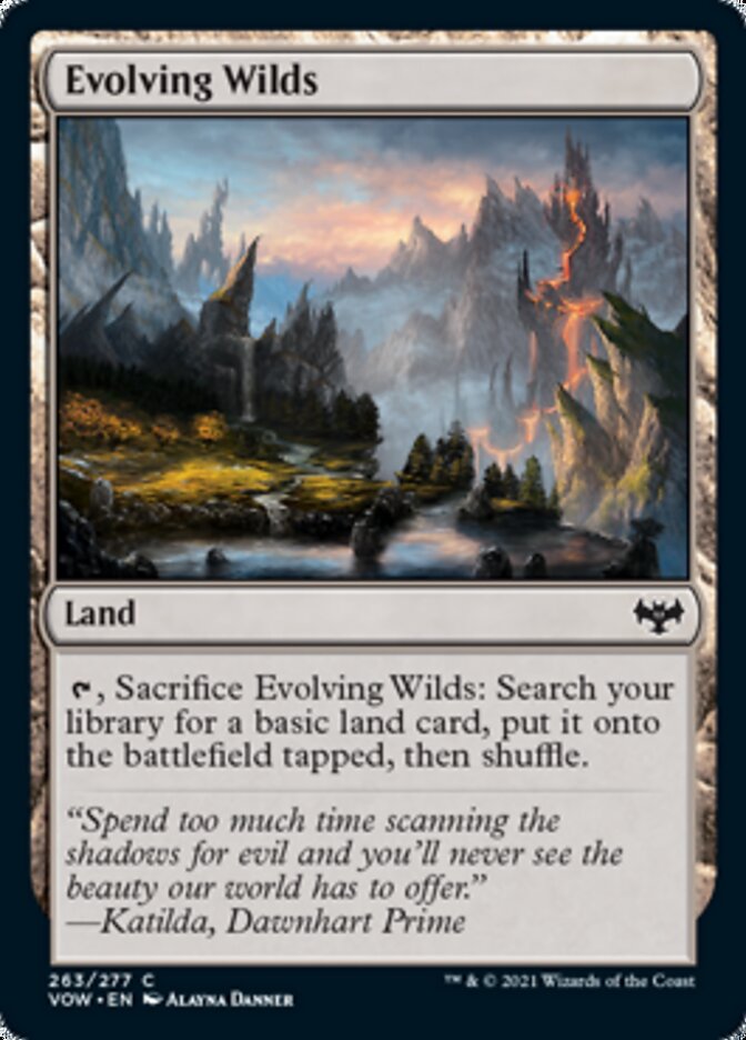 Evolving Wilds [Innistrad: Crimson Vow] | Gear Gaming Bentonville