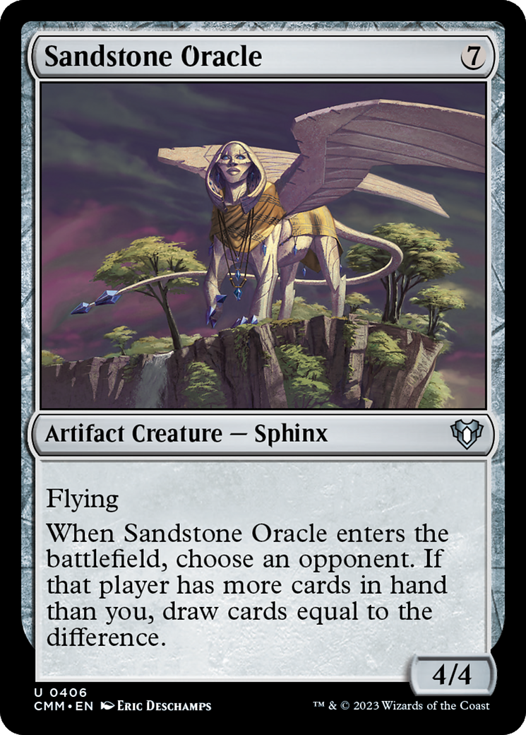 Sandstone Oracle [Commander Masters] | Gear Gaming Bentonville