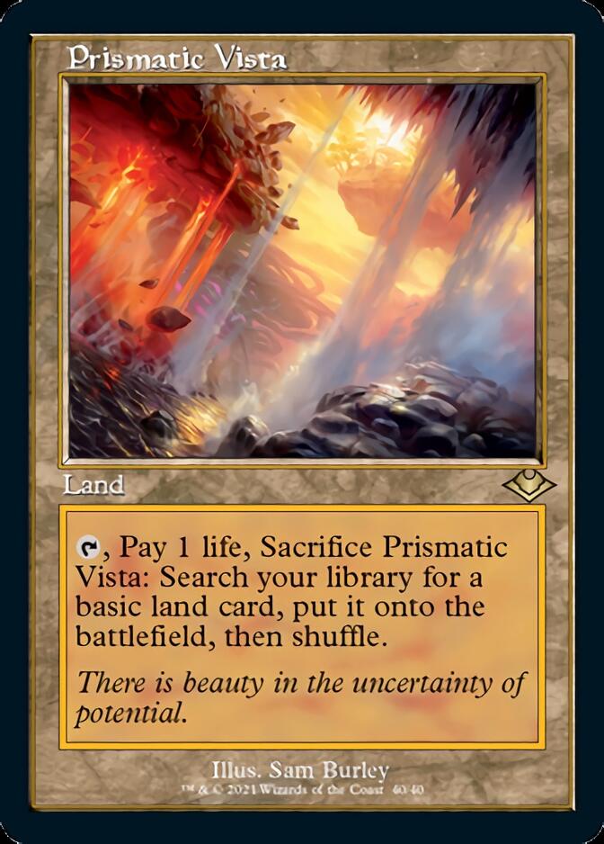 Prismatic Vista (Retro Foil Etched) [Modern Horizons] | Gear Gaming Bentonville