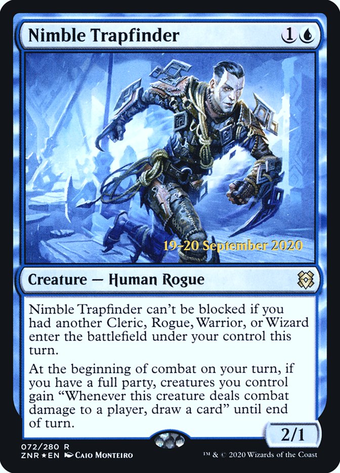 Nimble Trapfinder [Zendikar Rising Prerelease Promos] | Gear Gaming Bentonville