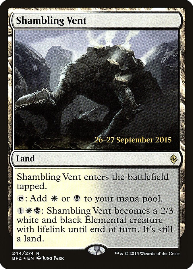 Shambling Vent [Battle for Zendikar Prerelease Promos] | Gear Gaming Bentonville