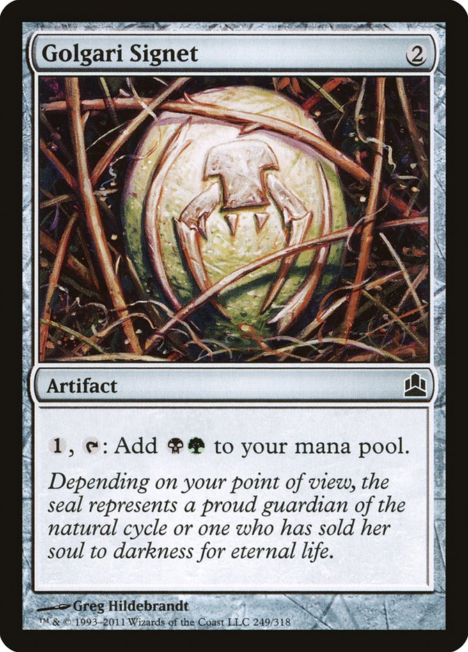 Golgari Signet [Commander 2011] | Gear Gaming Bentonville