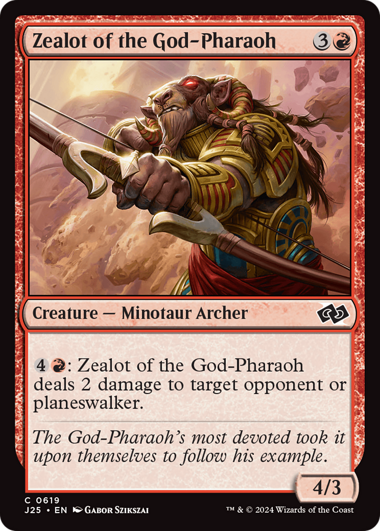 Zealot of the God-Pharaoh [Foundations Jumpstart] | Gear Gaming Bentonville