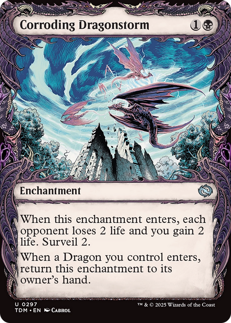 Corroding Dragonstorm (Showcase) [Tarkir: Dragonstorm] | Gear Gaming Bentonville