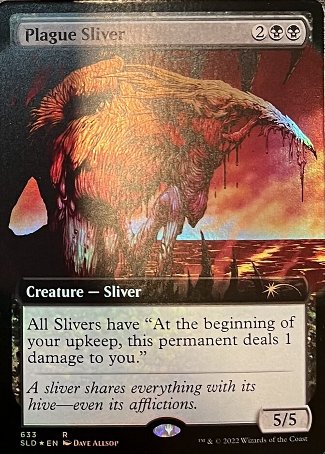 Plague Sliver (Extended Art) [Secret Lair Drop Promos] | Gear Gaming Bentonville