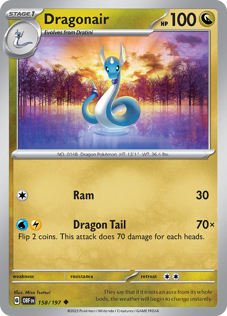 Dragonair (158/197) [Scarlet & Violet: Obsidian Flames] | Gear Gaming Bentonville