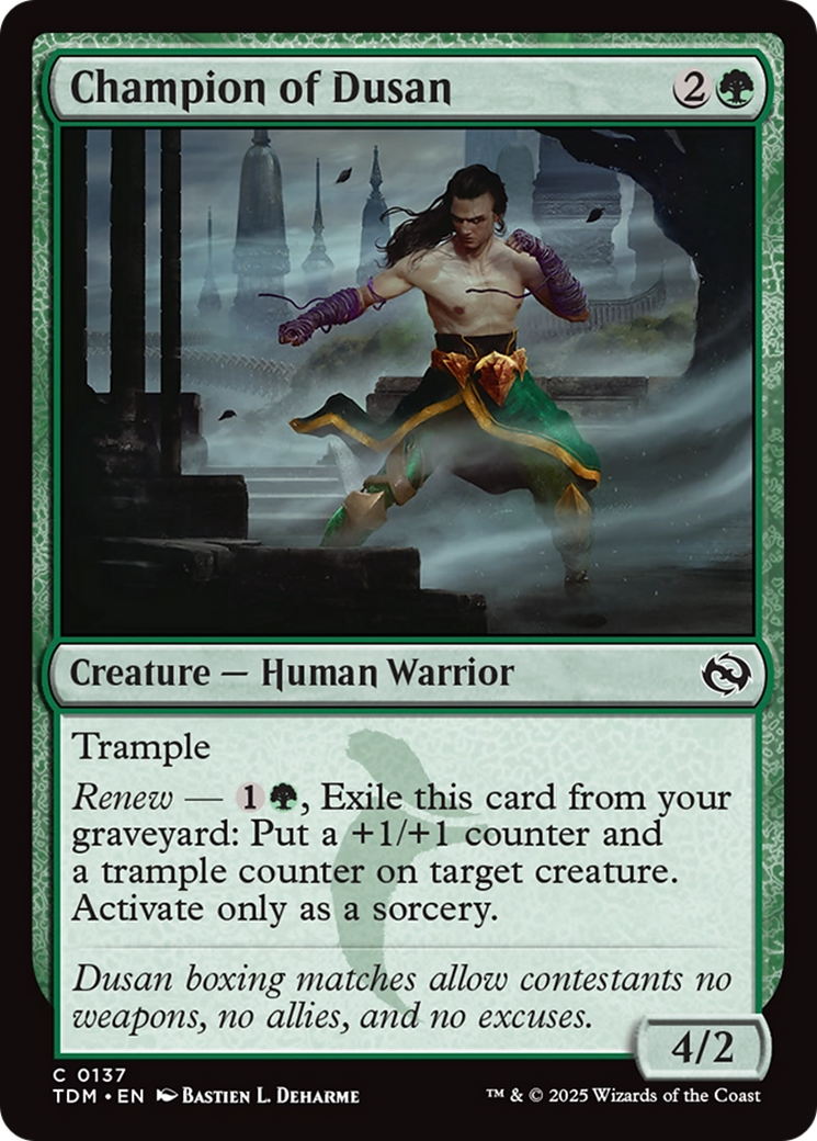 Champion of Dusan [Tarkir: Dragonstorm] | Gear Gaming Bentonville
