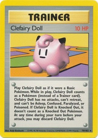 Clefairy Doll (70/102) [Base Set Unlimited] | Gear Gaming Bentonville
