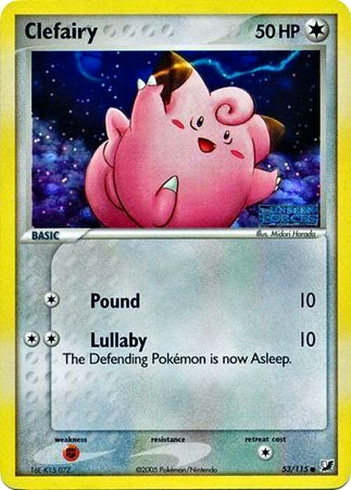 Clefairy (53/115) (Stamped) [EX: Unseen Forces] | Gear Gaming Bentonville