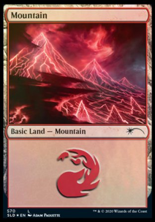 Mountain (Lightning) (570) [Secret Lair Drop Promos] | Gear Gaming Bentonville