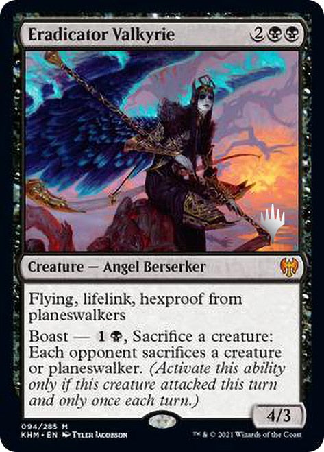 Eradicator Valkyrie (Promo Pack) [Kaldheim Promos] | Gear Gaming Bentonville