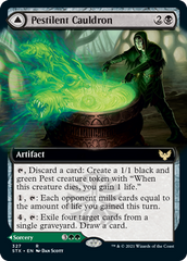 Pestilent Cauldron // Restorative Burst (Extended Art) [Strixhaven: School of Mages] | Gear Gaming Bentonville