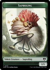 Saproling // Satyr Double-Sided Token [Commander Masters Tokens] | Gear Gaming Bentonville