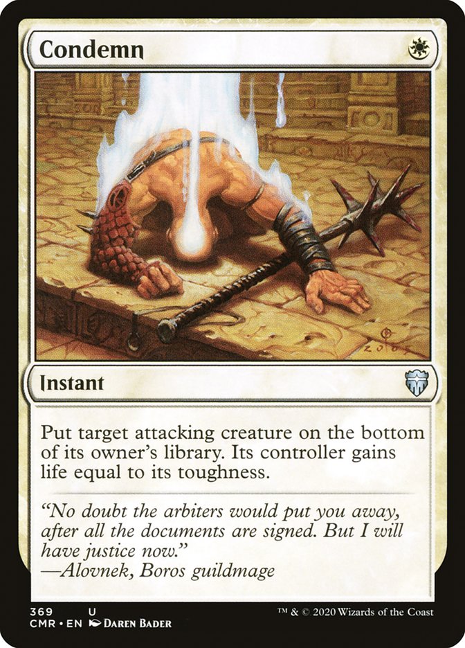Condemn [Commander Legends] | Gear Gaming Bentonville