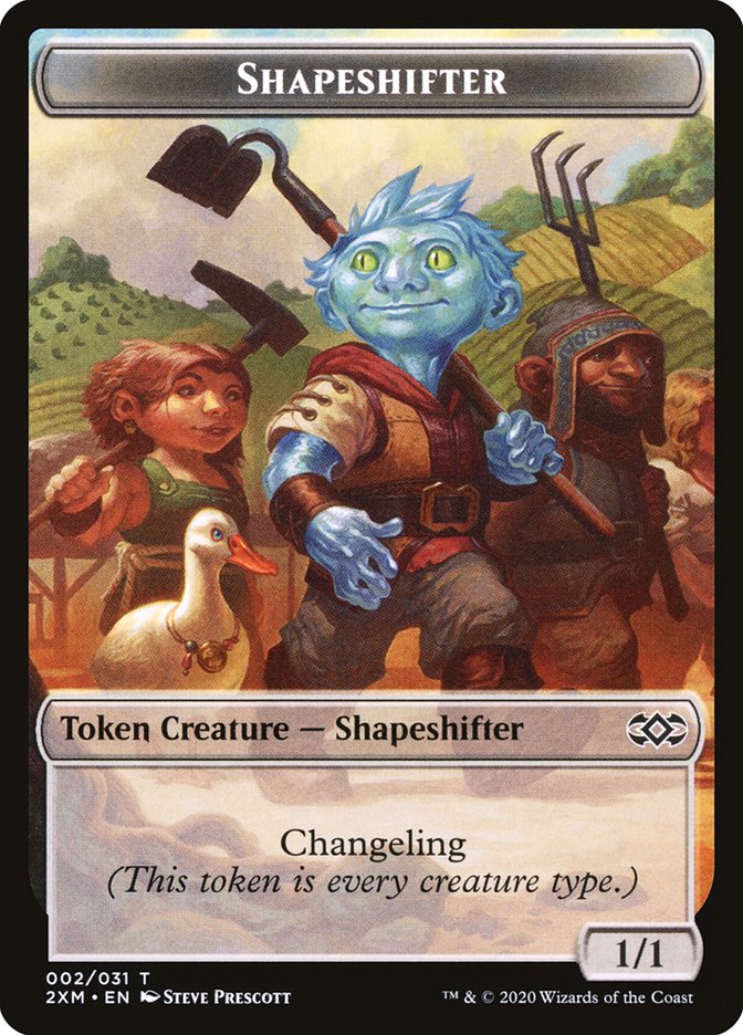Myr (024) // Shapeshifter Double-Sided Token [Double Masters Tokens] | Gear Gaming Bentonville