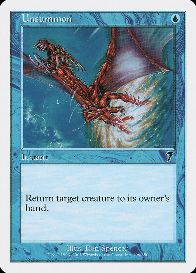 Unsummon [Seventh Edition] | Gear Gaming Bentonville