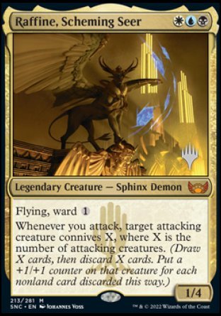 Raffine, Scheming Seer (Promo Pack) [Streets of New Capenna Promos] | Gear Gaming Bentonville
