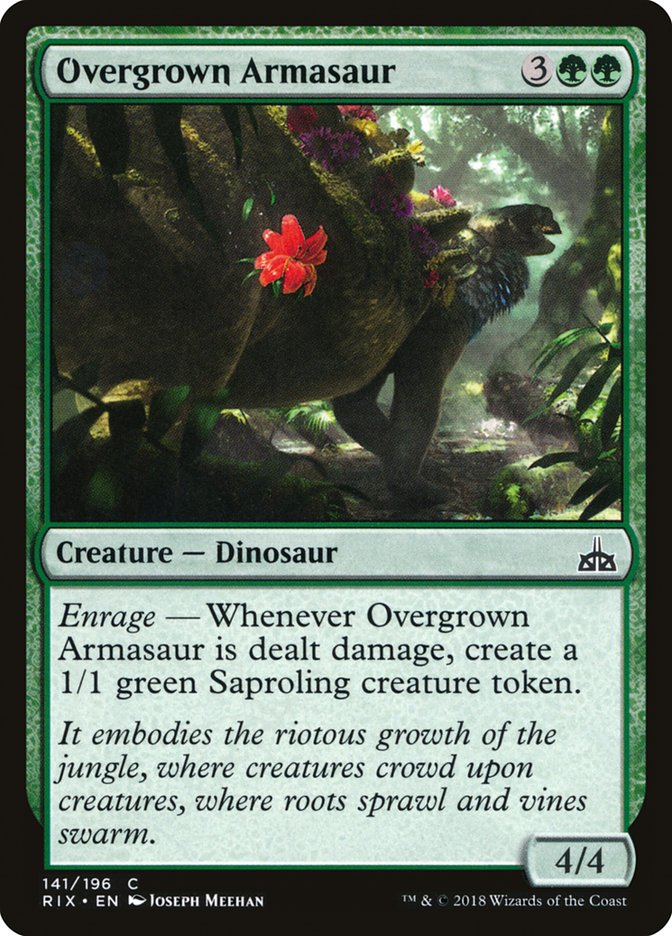 Overgrown Armasaur [Rivals of Ixalan] | Gear Gaming Bentonville