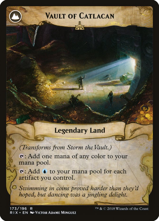 Storm the Vault // Vault of Catlacan [Rivals of Ixalan] | Gear Gaming Bentonville