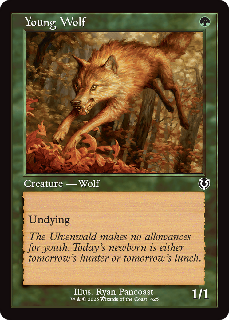 Young Wolf (Retro Frame) [Innistrad Remastered] | Gear Gaming Bentonville