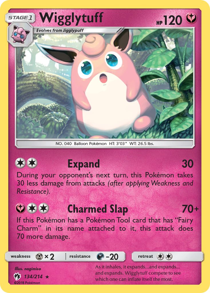 Wigglytuff (134/214) [Sun & Moon: Lost Thunder] | Gear Gaming Bentonville