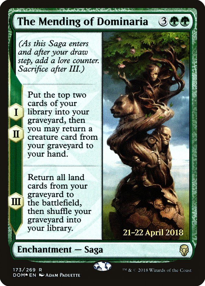The Mending of Dominaria [Dominaria Prerelease Promos] | Gear Gaming Bentonville