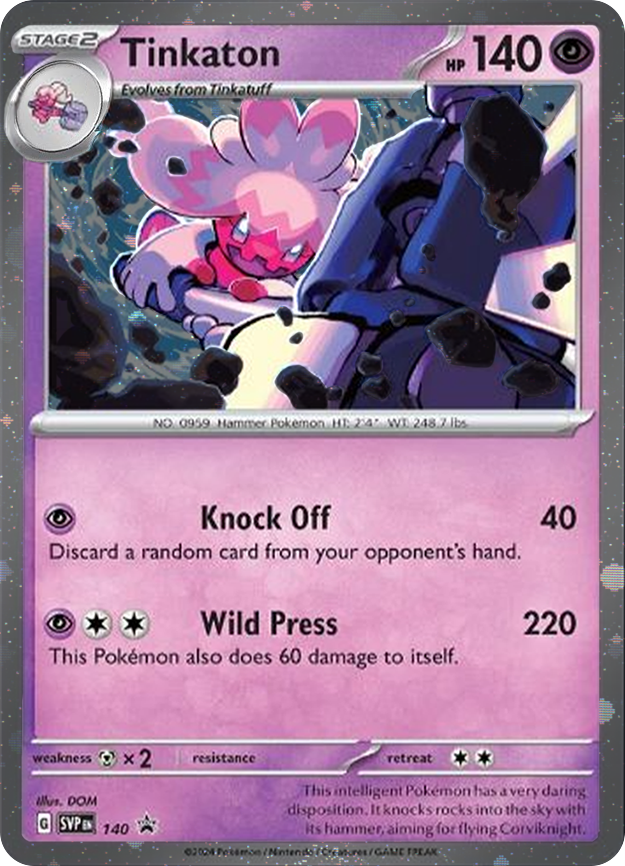 Tinkaton (SVP140) (Cosmos Holo) [SV: Scarlet & Violet Promo Cards] | Gear Gaming Bentonville