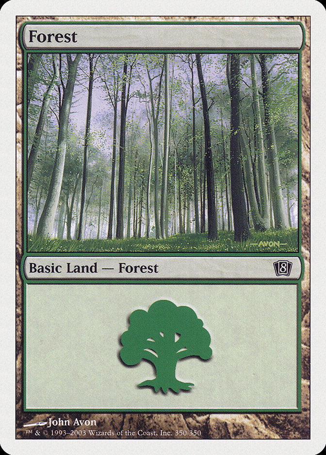 Forest (350) [Eighth Edition] | Gear Gaming Bentonville
