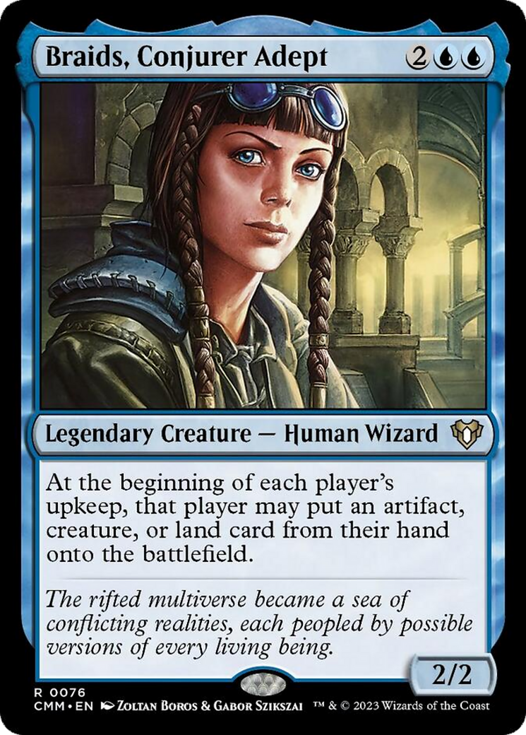 Braids, Conjurer Adept [Commander Masters] | Gear Gaming Bentonville