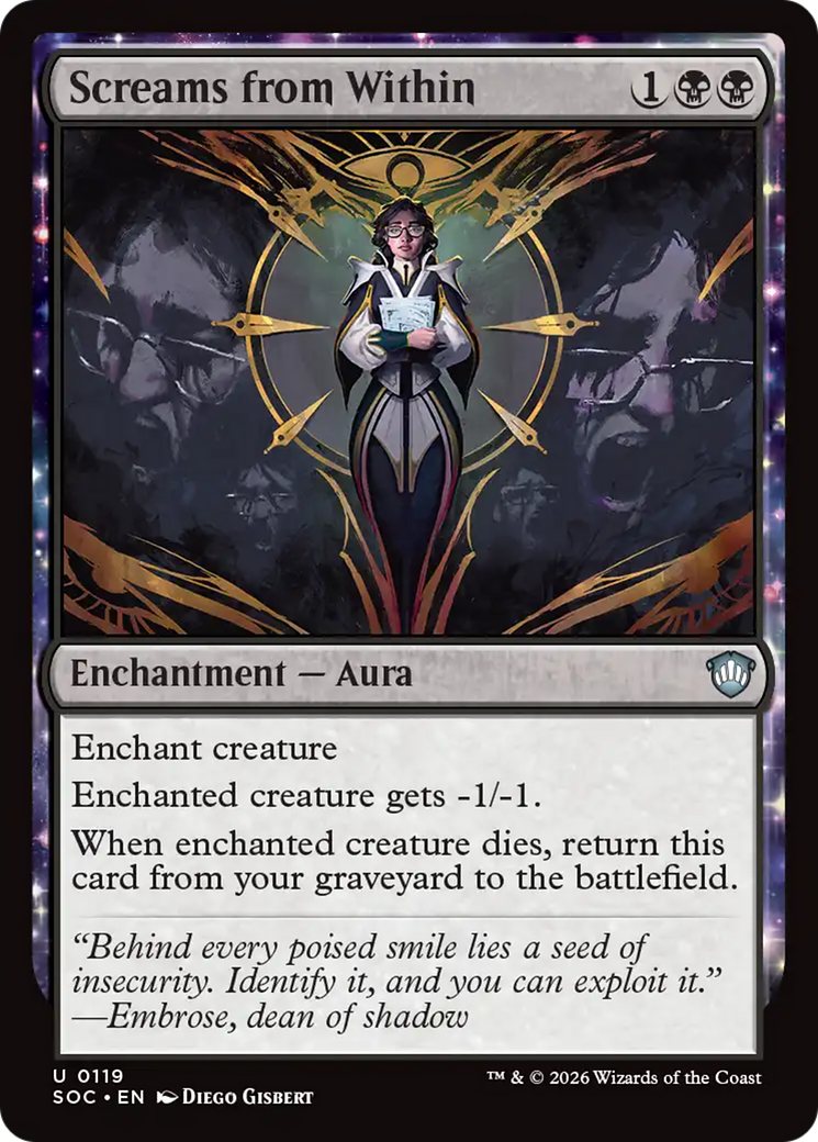 Screams from Within [Secrets of Strixhaven Commander] | Gear Gaming Bentonville