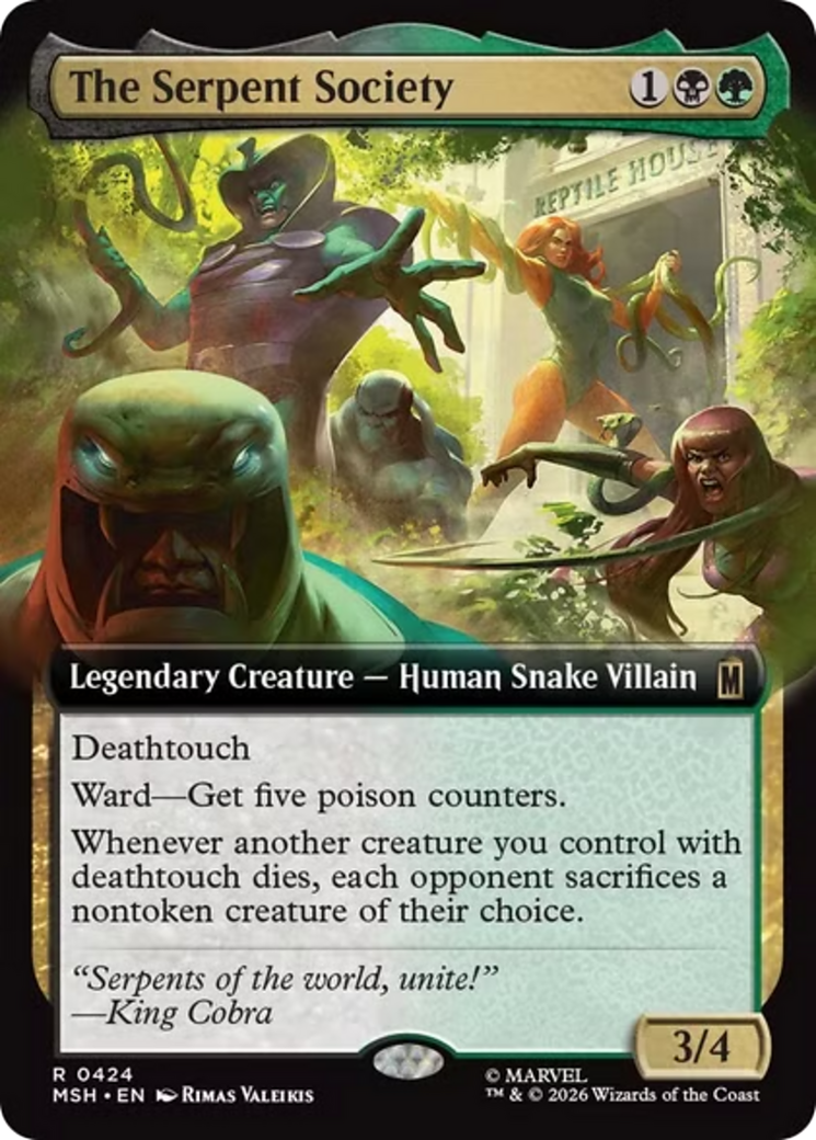 The Serpent Society (Extended Art) [Marvel Super Heroes] | Gear Gaming Bentonville