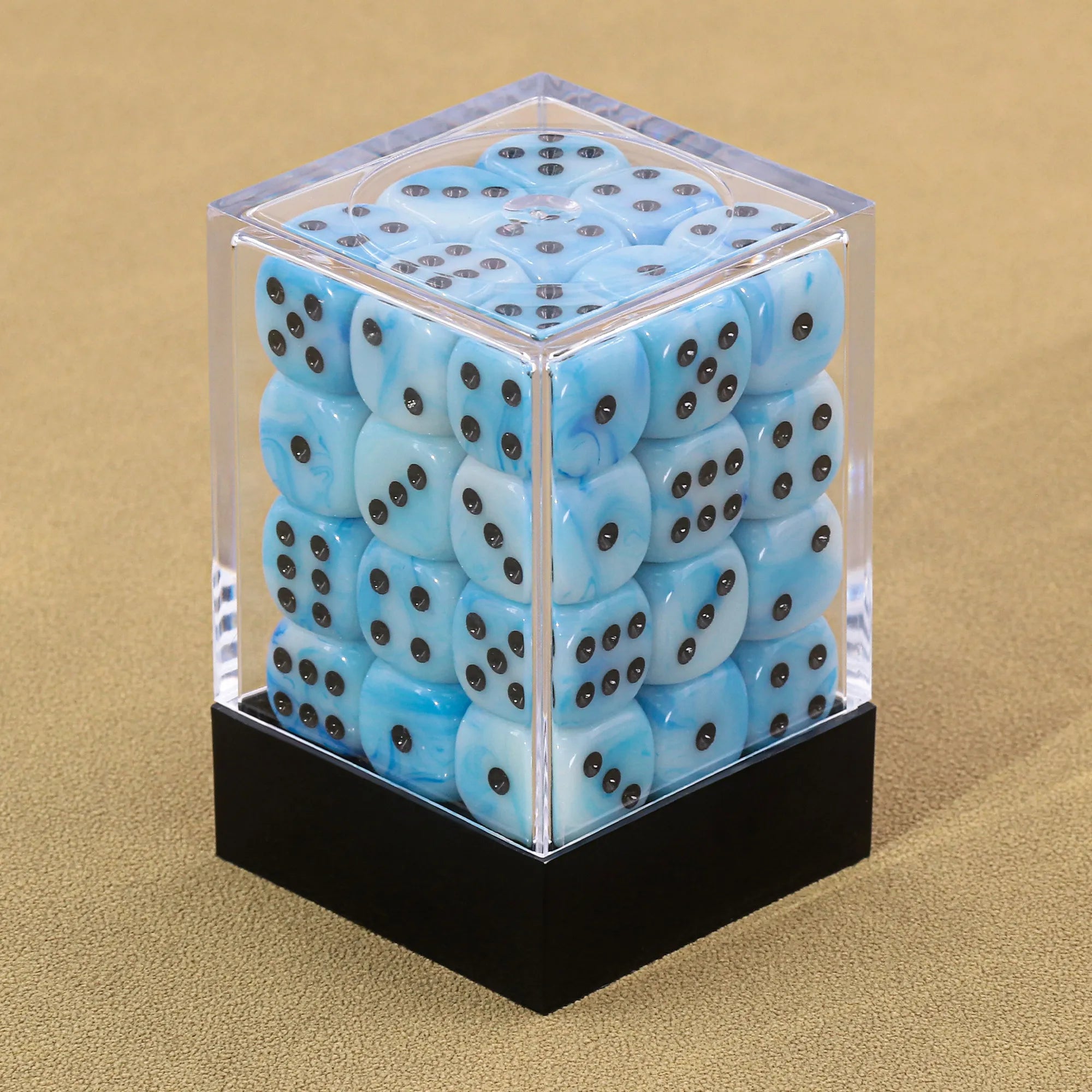(Blue Silk) 12mm D6 block of 36 dice | Gear Gaming Bentonville