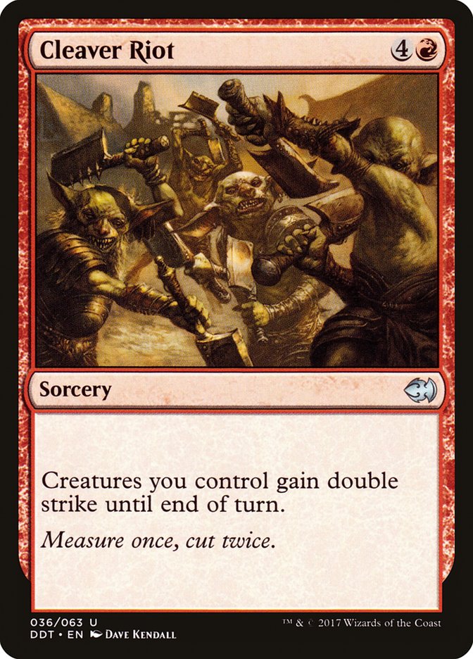 Cleaver Riot [Duel Decks: Merfolk vs. Goblins] | Gear Gaming Bentonville