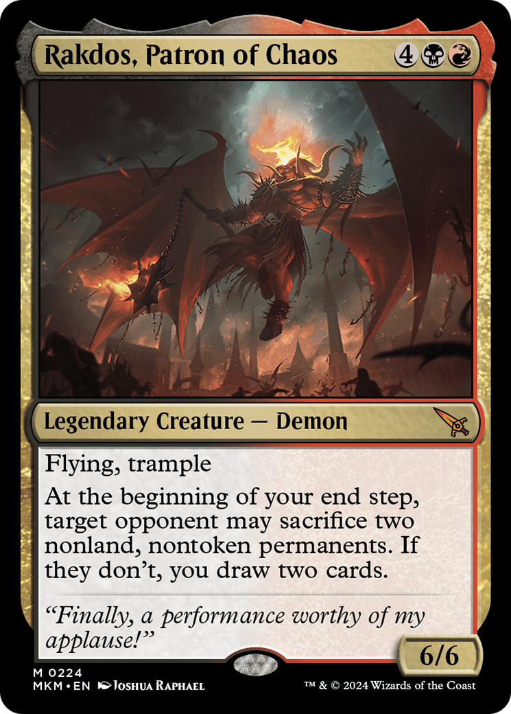 Rakdos, Patron of Chaos [Murders at Karlov Manor] | Gear Gaming Bentonville