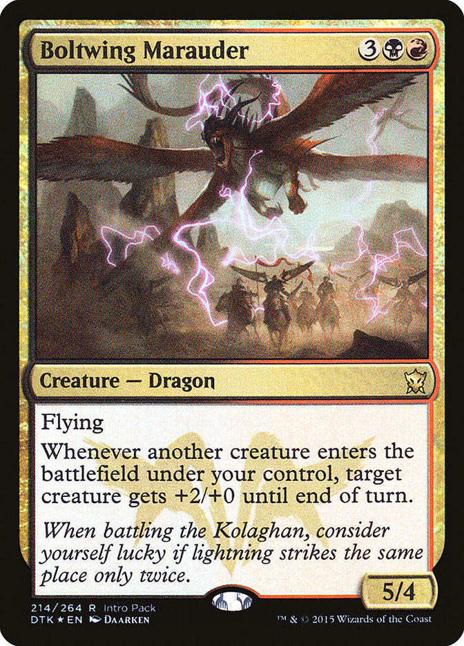 Boltwing Marauder (Intro Pack) [Dragons of Tarkir Promos] | Gear Gaming Bentonville
