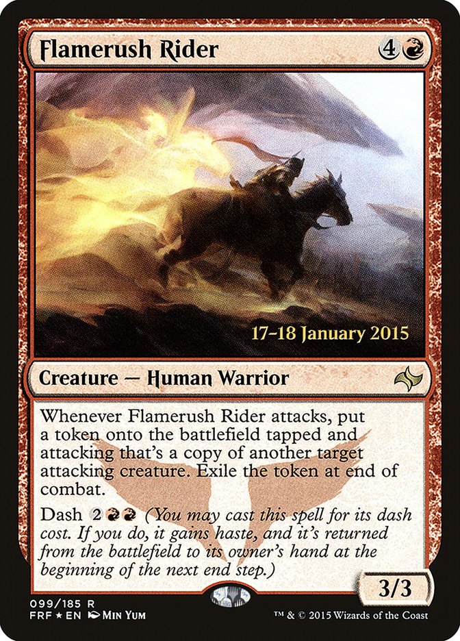 Flamerush Rider [Fate Reforged Prerelease Promos] | Gear Gaming Bentonville