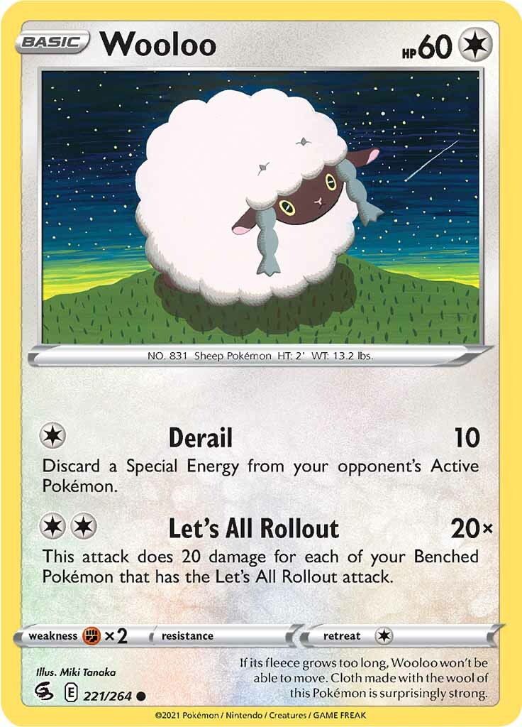 Wooloo (221/264) [Sword & Shield: Fusion Strike] | Gear Gaming Bentonville