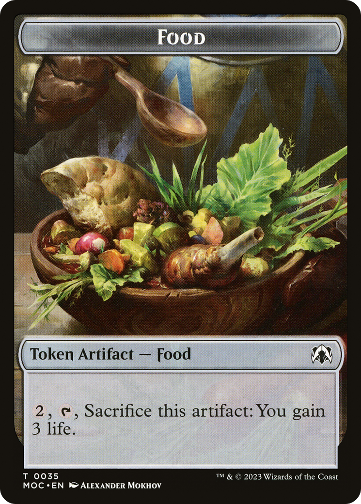 Food Token [March of the Machine Commander Tokens] | Gear Gaming Bentonville