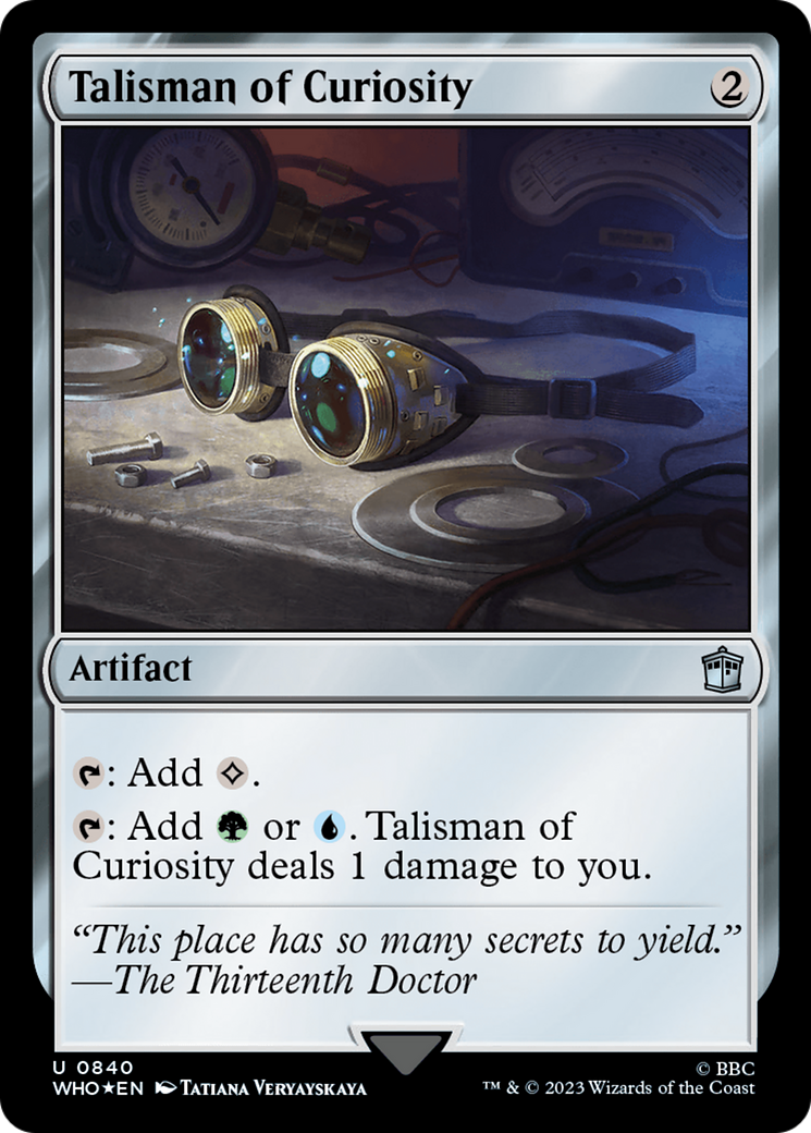 Talisman of Curiosity (Surge Foil) [Doctor Who] | Gear Gaming Bentonville