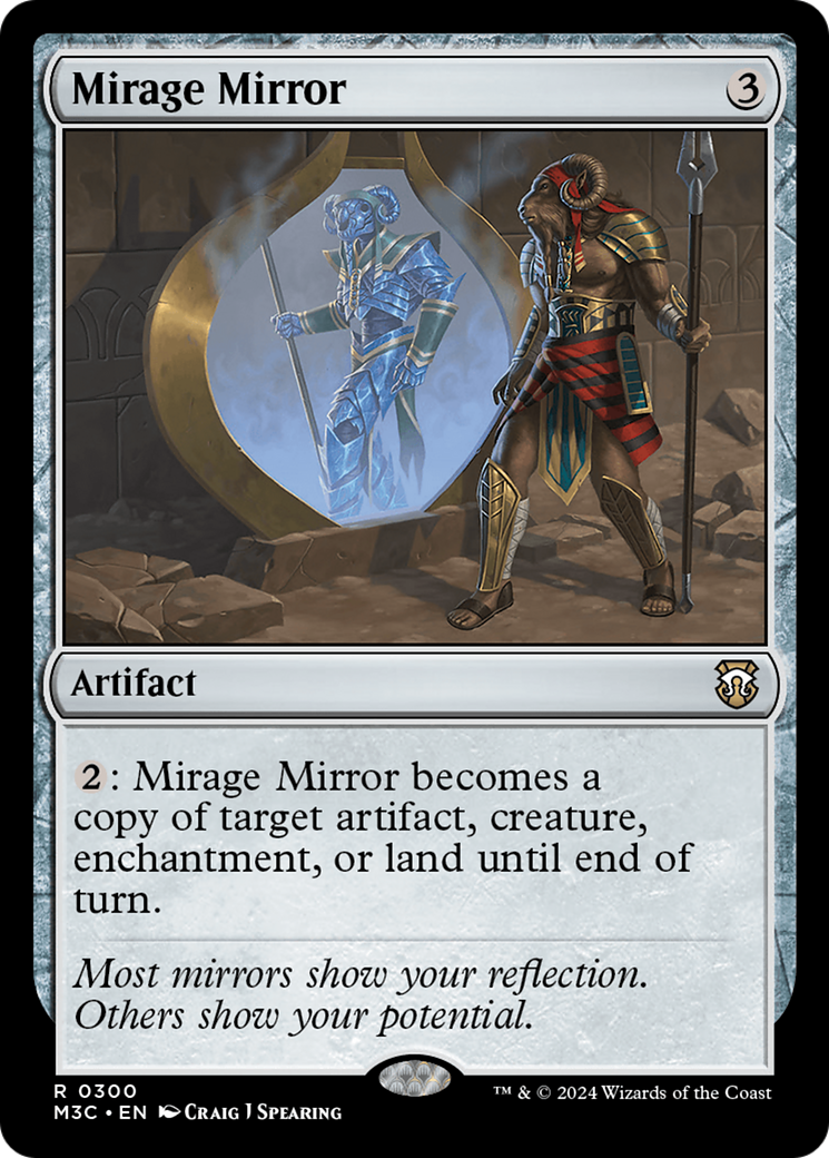 Mirage Mirror (Ripple Foil) [Modern Horizons 3 Commander] | Gear Gaming Bentonville