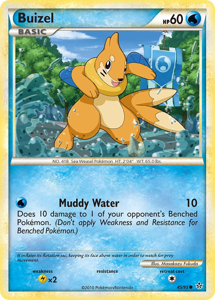 Buizel (45/95) [HeartGold & SoulSilver: Unleashed] | Gear Gaming Bentonville