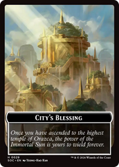 Food // City's Blessing Double-Sided Token [Secrets of Strixhaven Commander Tokens] | Gear Gaming Bentonville