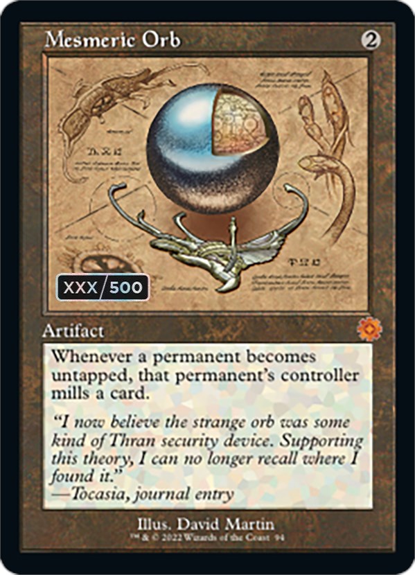 Mesmeric Orb (Retro Schematic) (Serialized) [The Brothers' War Retro Artifacts] | Gear Gaming Bentonville